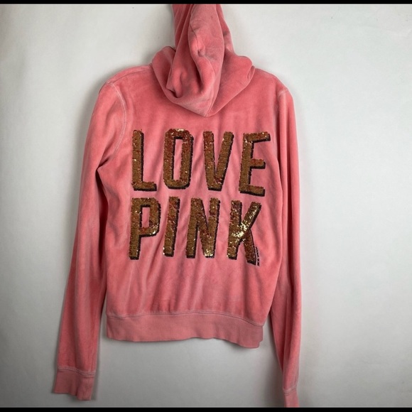 PINK Victoria’s Secret zip up Hoodie - Picture 1 of 3